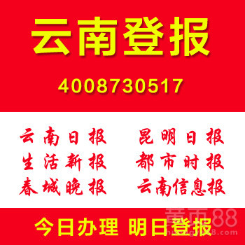 云南麗江登報網絡廣告服務合同